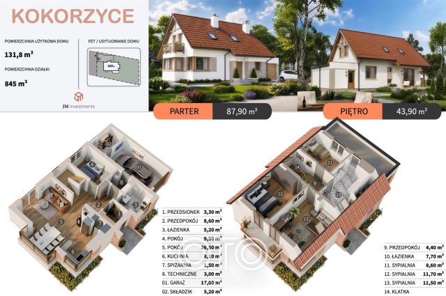 dom wolnostojący, 5 pokoi Krępice, ul. Ogrodowa. Zdjęcie 3