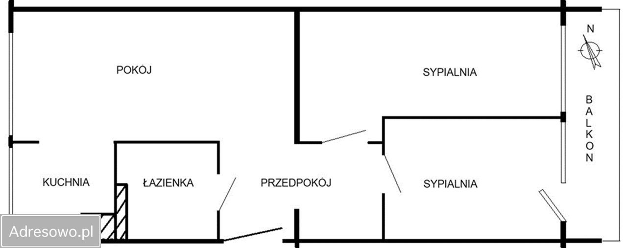Mieszkanie 3-pokojowe Bielsko-Biała Złote Łany, ul. Podgórze. Zdjęcie 8