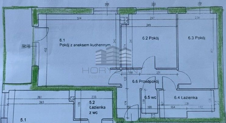 Mieszkanie 3-pokojowe Bydgoszcz Fordon, ul. Pawła Edmunda Strzeleckiego. Zdjęcie 4