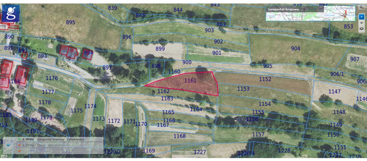 Działka rolno-budowlana Lubatowa. Zdjęcie 3