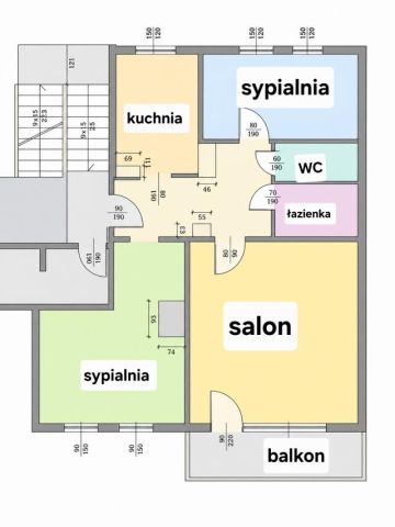 Mieszkanie 3-pokojowe Rzeszów Pobitno, ul. Małopolska. Zdjęcie 14