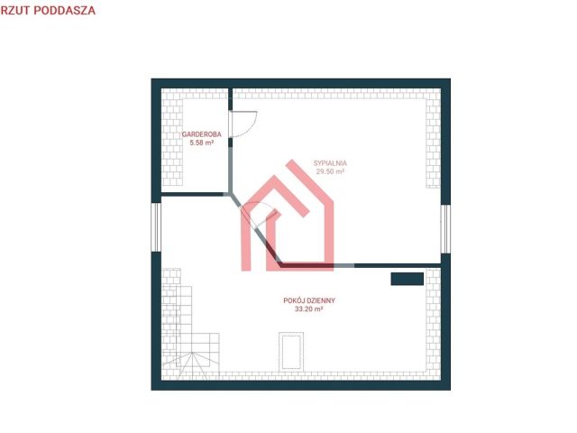 dom wolnostojący, 3 pokoje Stężyca. Zdjęcie 16