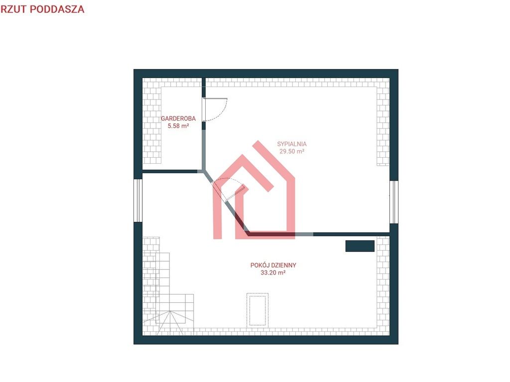 dom wolnostojący, 3 pokoje Stężyca. Zdjęcie 16