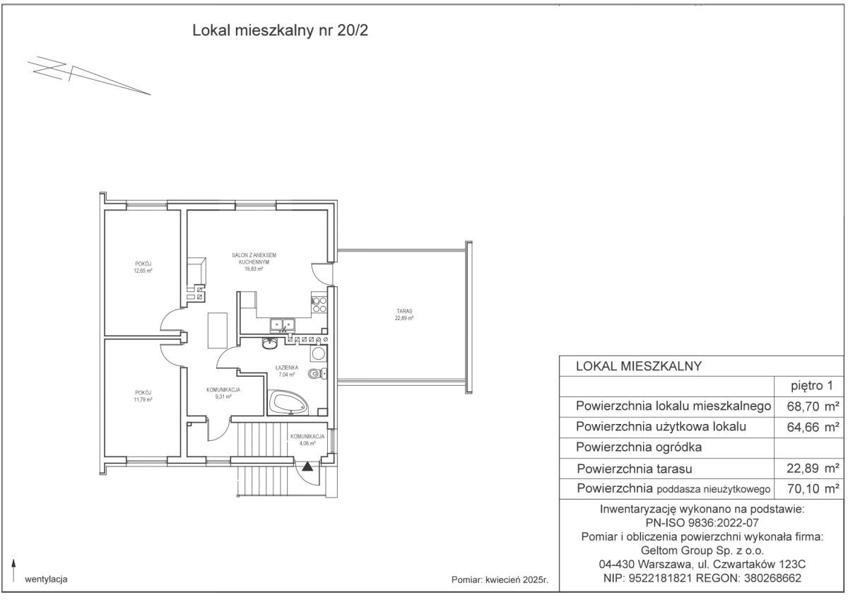 Mieszkanie 3-pokojowe Warszawa Białołęka, ul. Konik Polny. Zdjęcie 18