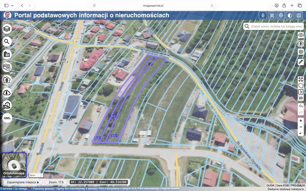 Działka budowlana Zagórz, ul. Krucza. Zdjęcie 6