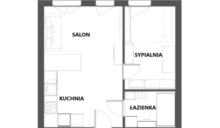 Mieszkanie 2-pokojowe Chorzów, ul. Kozielska