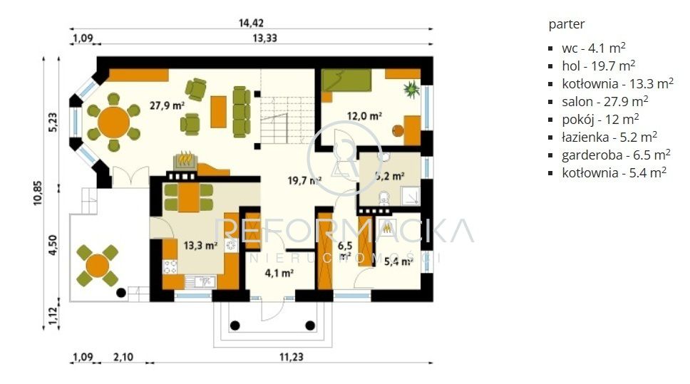 dom wolnostojący, 5 pokoi Rakszawa Pod Brzózą. Zdjęcie 13