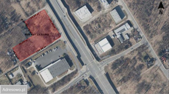 Działka inwestycyjna Łódź, ul. Czerwcowa. Zdjęcie 1