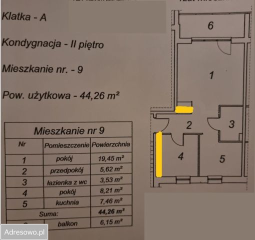 Mieszkanie 2-pokojowe Gdańsk Ujeścisko, ul. Stanisława Dąbka. Zdjęcie 16