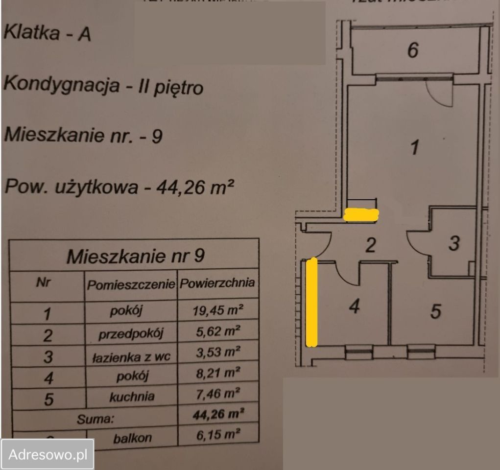 Mieszkanie 2-pokojowe Gdańsk Ujeścisko, ul. Stanisława Dąbka. Zdjęcie 16