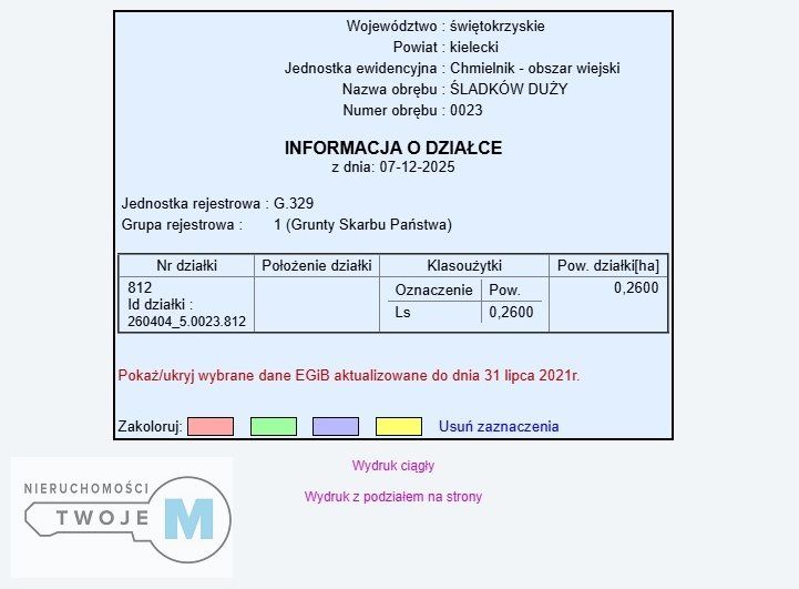 Działka rolna Śladków Duży. Zdjęcie 11