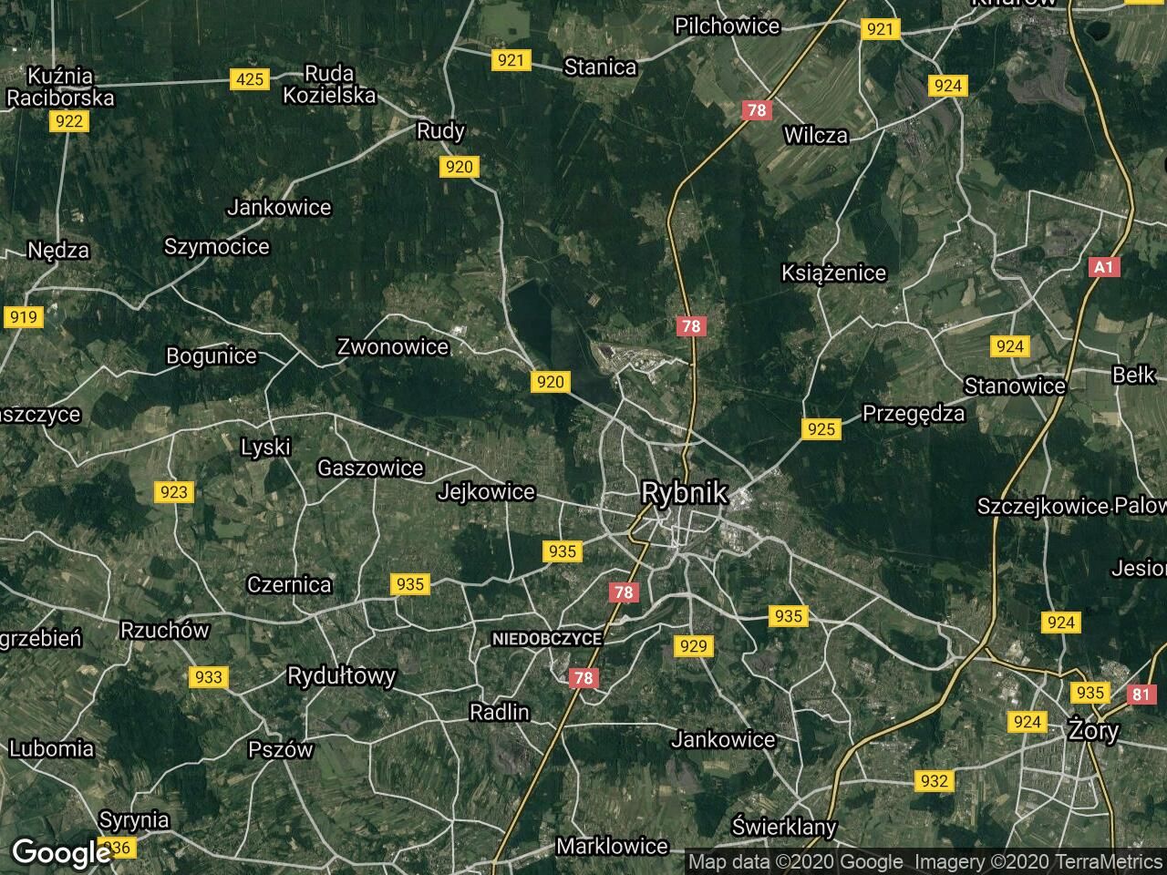 Działka budowlana Rybnik Orzepowice, ul. Łączna