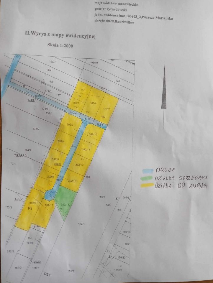 Działka budowlana Radziwiłłów. Zdjęcie 2