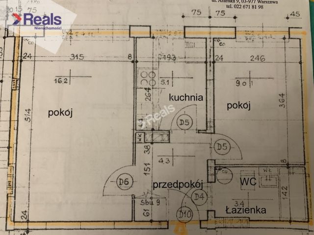 Mieszkanie 2-pokojowe Warszawa Praga-Południe, ul. Arabska. Zdjęcie 2