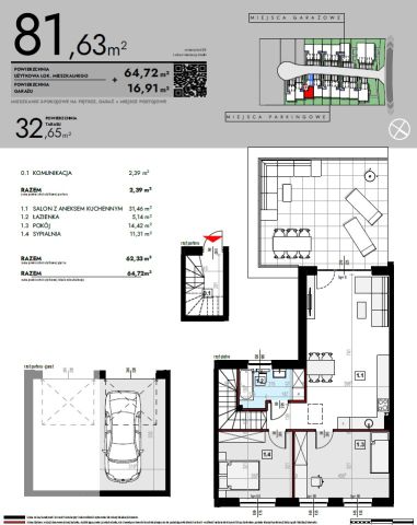 Mieszkanie 3-pokojowe Szczytniki. Zdjęcie 17