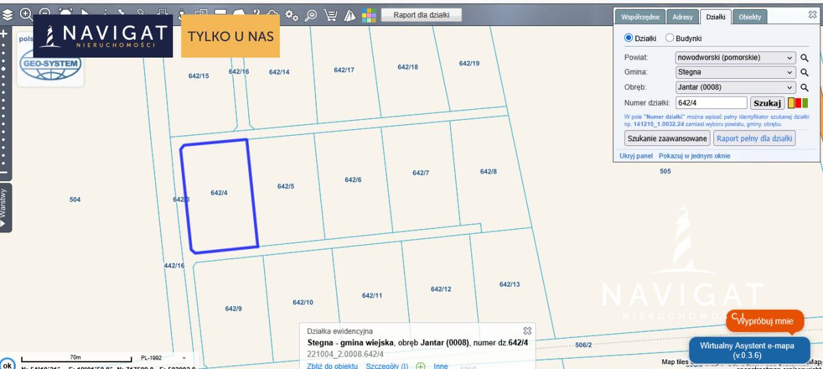 Działka rolna Jantar. Zdjęcie 3