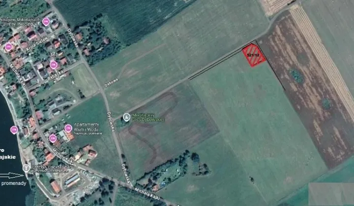 Działka budowlana Mikołajki Dybowo, ul. Dybowska