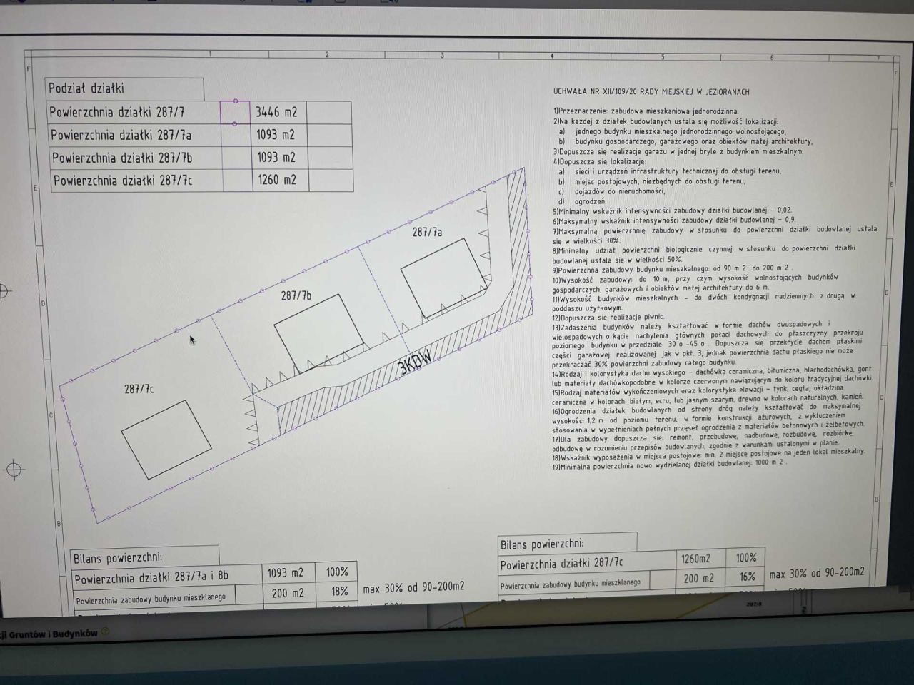 Działka budowlana Jeziorany, ul. Parchimowicza. Zdjęcie 4