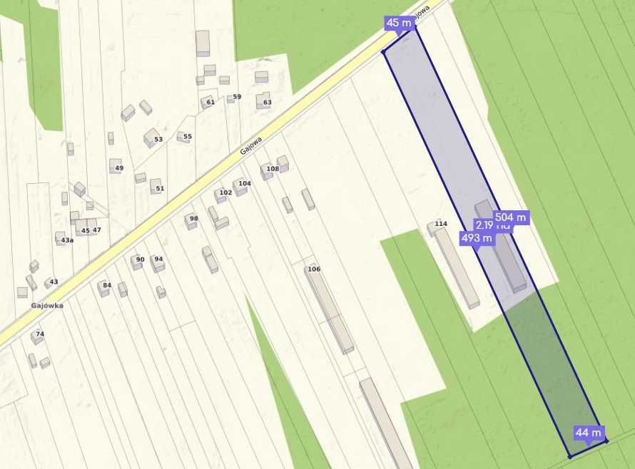 Działka rolno-budowlana Mniów Gajówka, ul. Gajowa. Zdjęcie 8