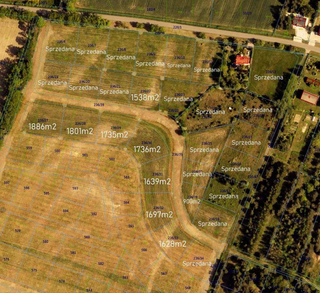 Działka budowlana Postolin. Zdjęcie 2