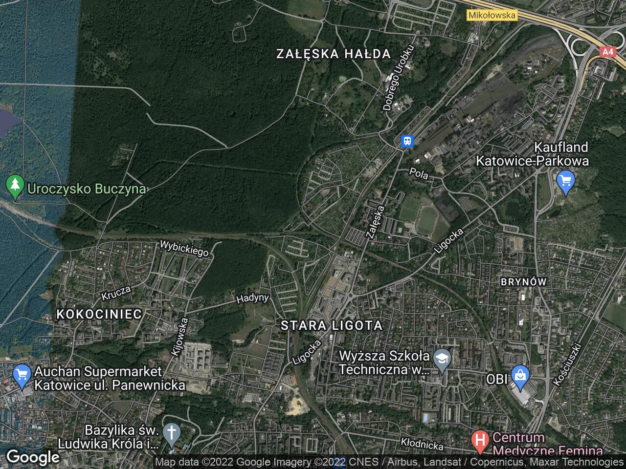 Działka rekreacyjna Katowice Załęska Hałda, ul. Szadoka