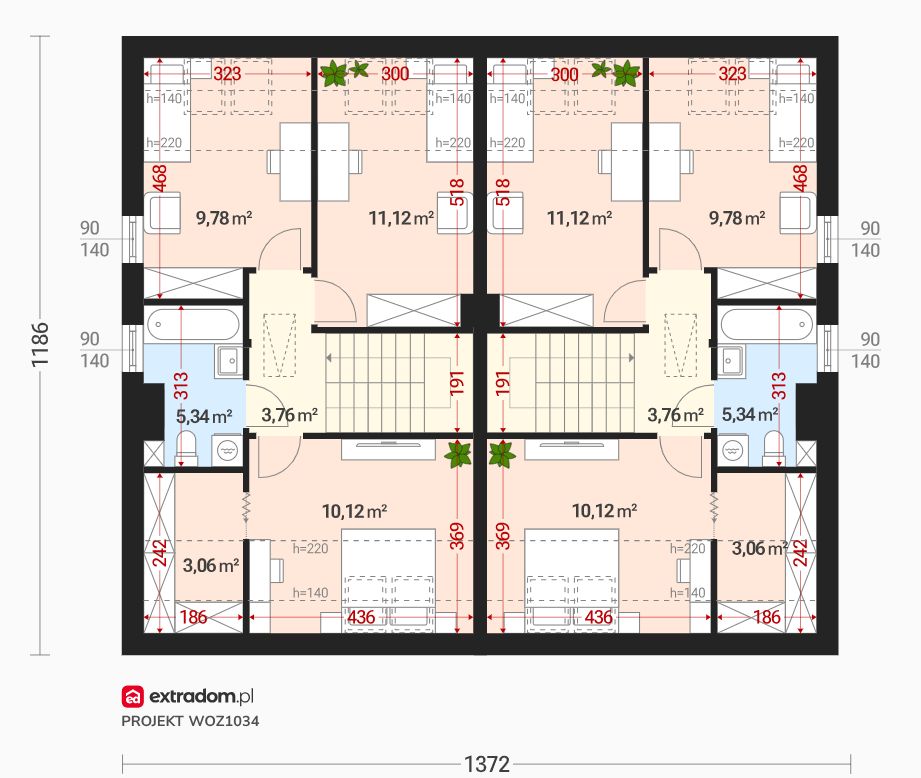 bliźniak, 5 pokoi Dobroszyce, ul. Azaliowa. Zdjęcie 7