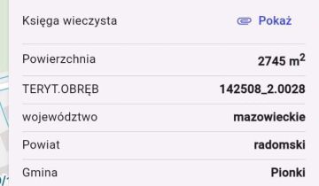 Działka rekreacyjna Kamyk
