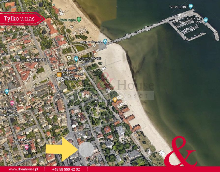 Lokal Sopot Sopot Dolny, ul. Grunwaldzka. Zdjęcie 1