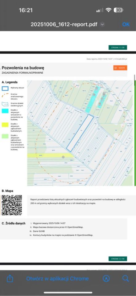 Działka rolna Nowe Lipiny