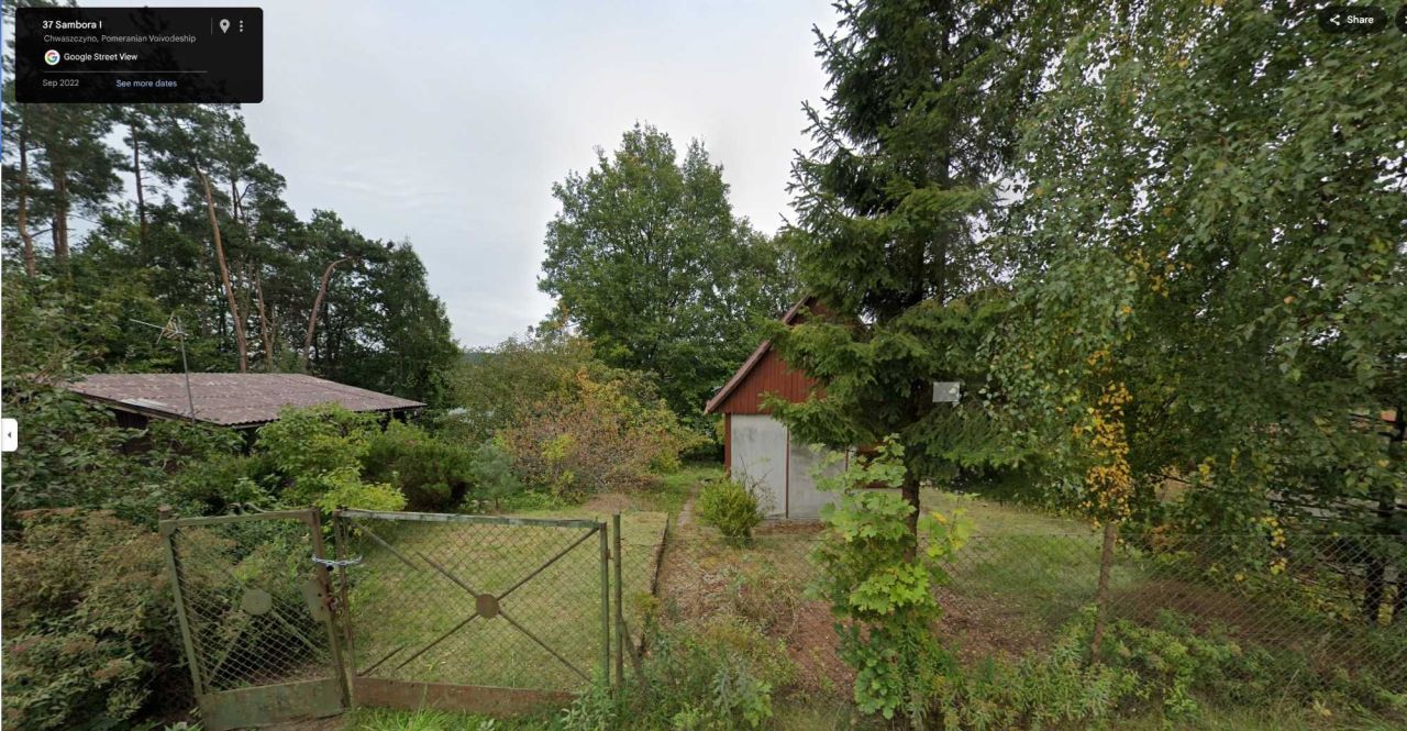 Działka rekreacyjna Chwaszczyno, ul. Sambora I