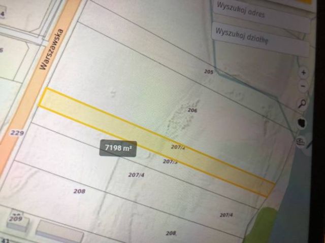 Działka inwestycyjna Grabowo, Warszawska. Zdjęcie 1