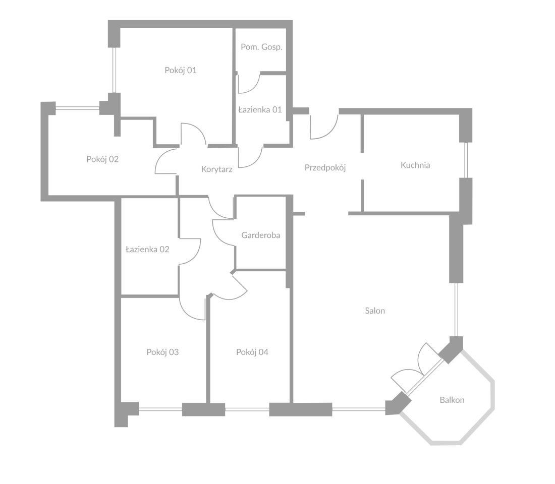 Mieszkanie 5-pokojowe Warszawa Ursynów, ul. Zaolziańska. Zdjęcie 10