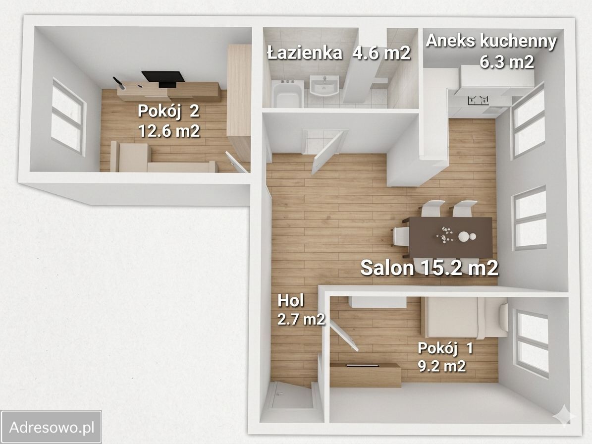 Mieszkanie 3-pokojowe Oleśnica, ul. Klonowa. Zdjęcie 19