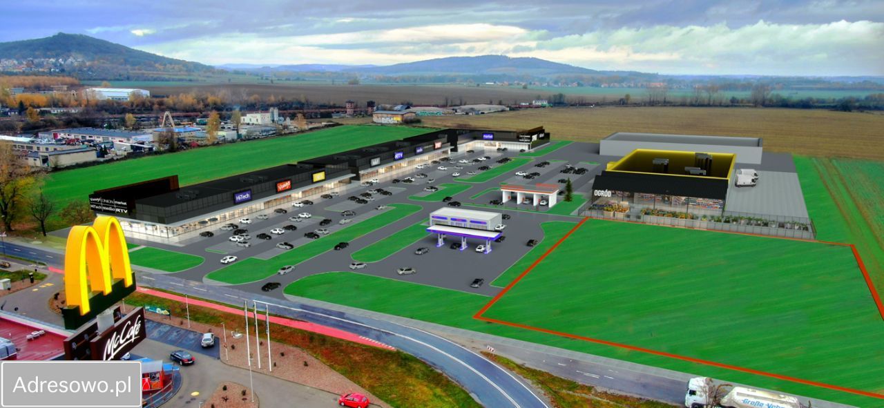 Działka inwestycyjna Strzegom, ul. Aleja Wojska Polskiego. Zdjęcie 2