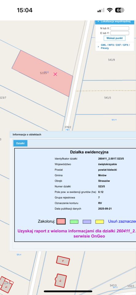 Działka budowlana Straszów. Zdjęcie 4