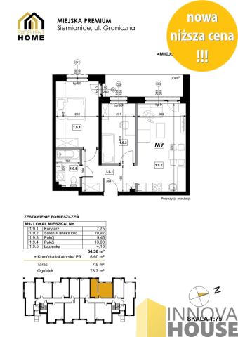 Mieszkanie 3-pokojowe Siemianice. Zdjęcie 2