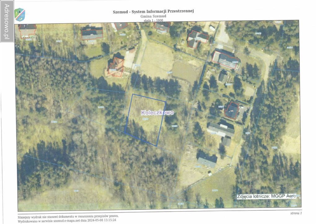 Działka rolno-budowlana Koleczkowo, ul. Słoneczna. Zdjęcie 2