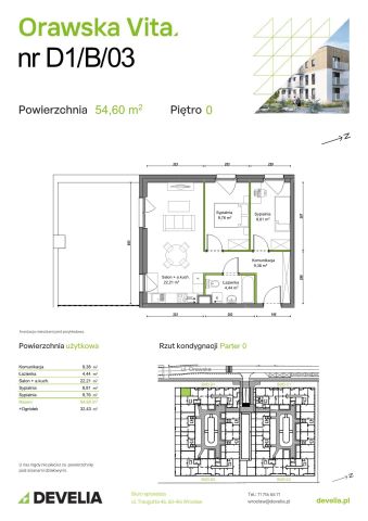 Mieszkanie 3-pokojowe Wrocław Ołtaszyn, ul. Orawska. Zdjęcie 8