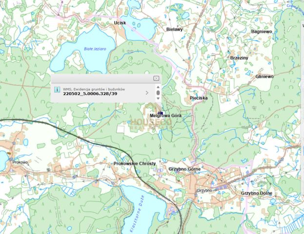 Działka budowlana Grzybno Melgrowa Góra. Zdjęcie 4