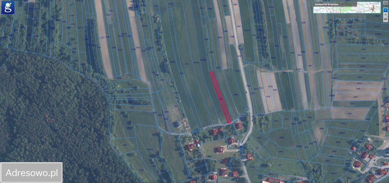 Działka budowlana Zagacie. Zdjęcie 2