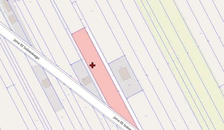 Działka budowlana Garwolin Zawady, Jana III Sobieskiego