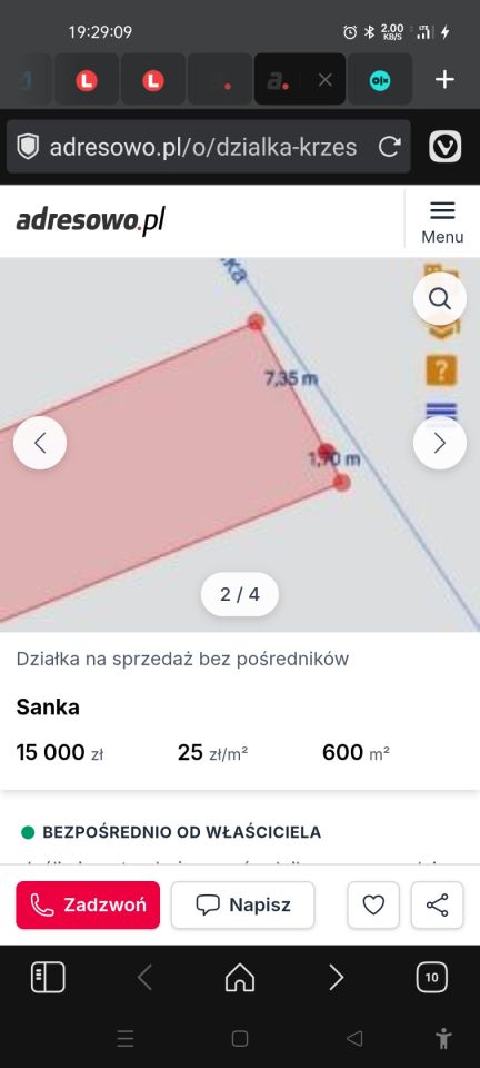 Działka rekreacyjna Sanka Bór, Leśna. Zdjęcie 1