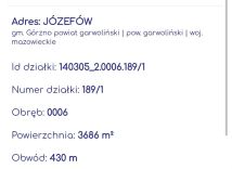 Działka rolno-budowlana Józefów. Zdjęcie 1