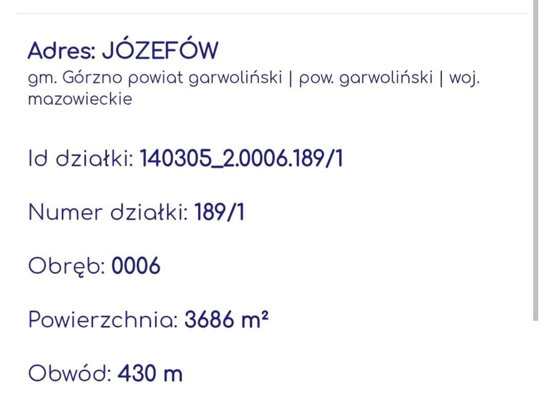Działka rolno-budowlana Józefów. Zdjęcie 2