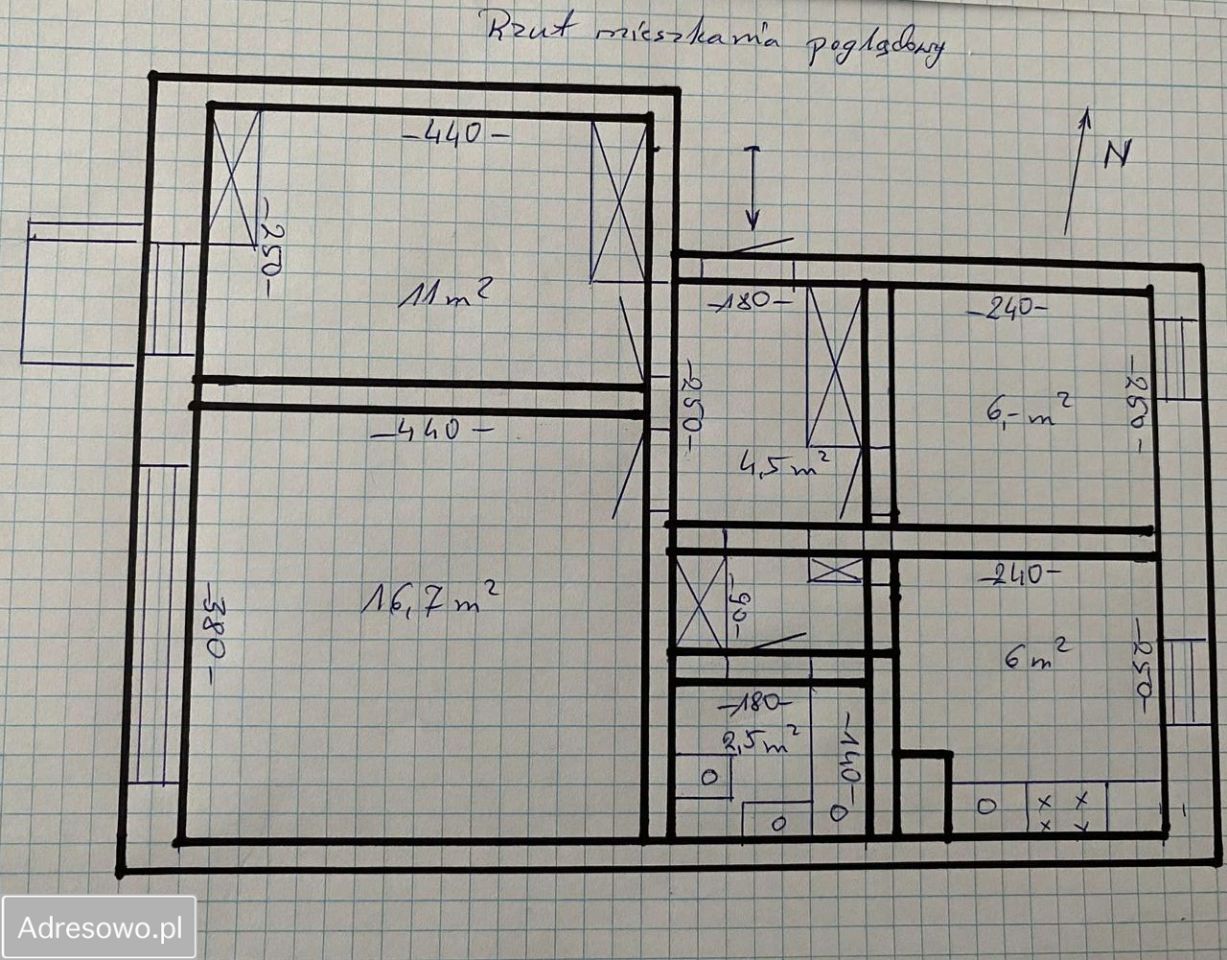 Mieszkanie 3-pokojowe Warszawa Włochy, al. Dwudziestolatków. Zdjęcie 5