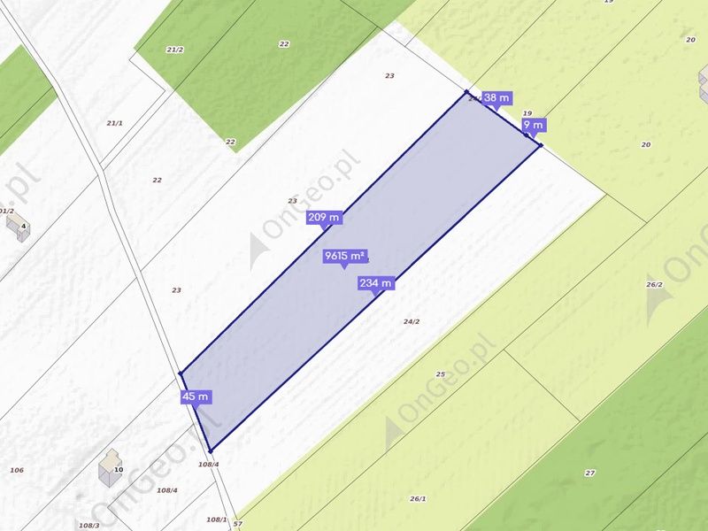 Działka rolno-budowlana Dwórzno, ul. Spokojna. Zdjęcie 7