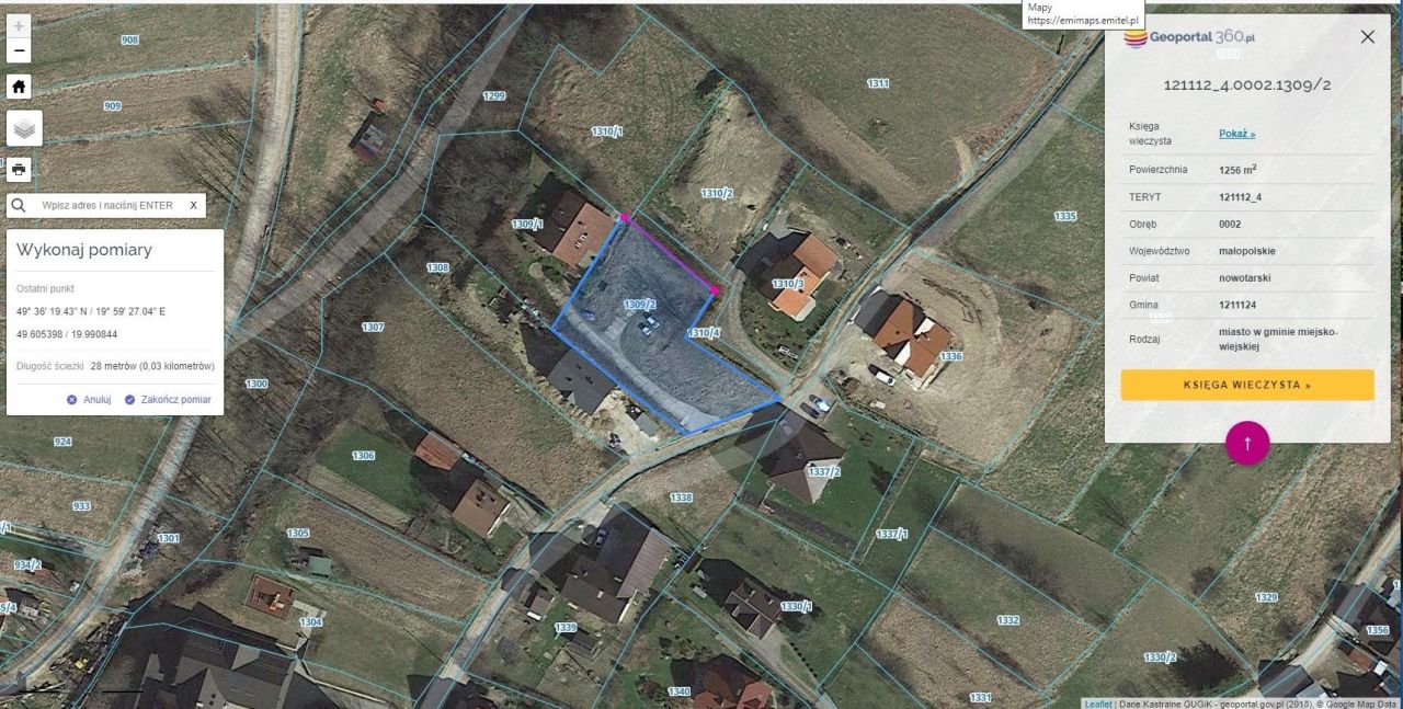 Działka budowlana Rabka-Zdrój Słone, ul. Poniatowskiego. Zdjęcie 3