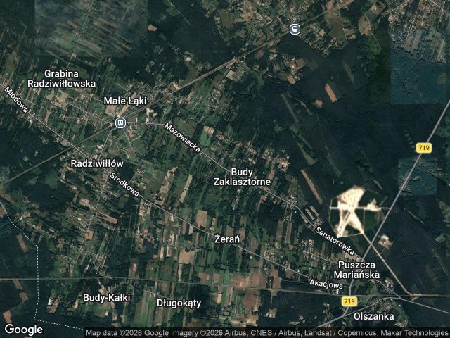 Działka budowlana Budy Zaklasztorne, ul. Mazowiecka. Zdjęcie 1