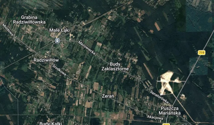 Działka budowlana Budy Zaklasztorne, ul. Mazowiecka