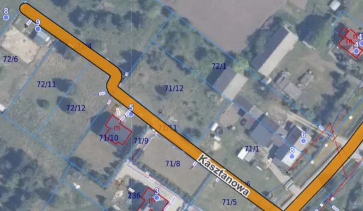 Działka budowlana Kleszczewo, ul. Kasztanowa
